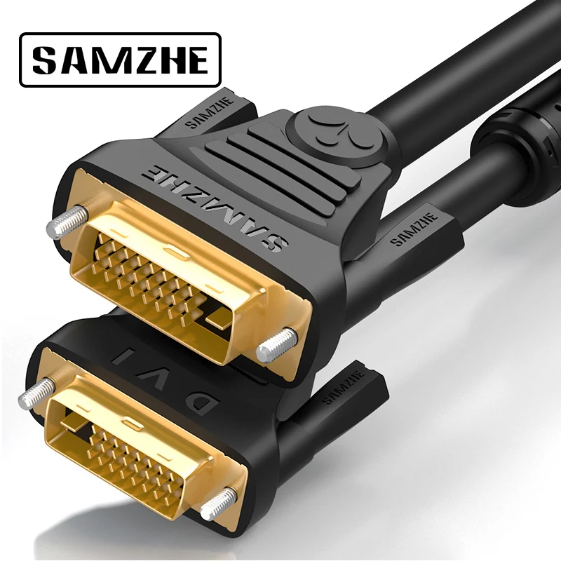 Кабель SAMZHE DVI D 24 + 1 адаптер видеокабель для компьютерного проектора ноутбука ТВ