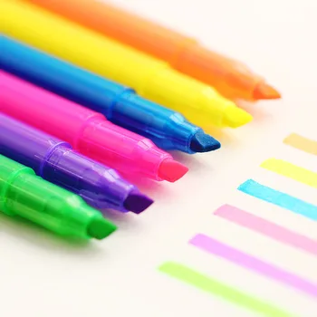 48 pcs/Lot Oblique lumina pens for reading bookmark Color highlighter pen Fine Stationery School supplies FB968
48 pcs/Lot Oblique lumina pens for reading bookmark Color highlighter pen Fine Stationery School supplies FB968