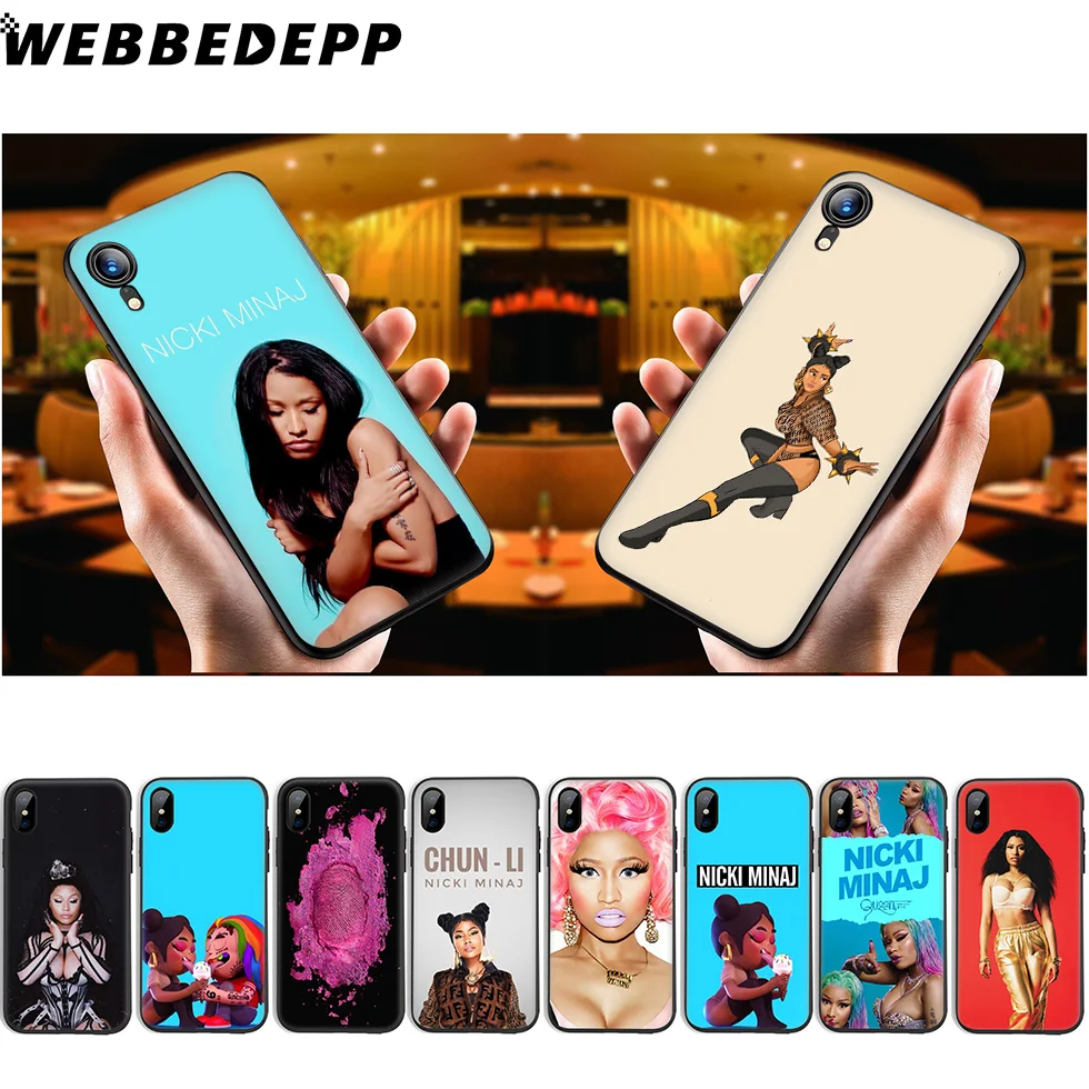 WEBBEDEPP Rap Singer Nicki Minaj Soft Silicone Case for iPhone 11 Pro Xr Xs Max X or 10 8 7 6 6S Plus 5 5S SE Case 8 Plus
WEBBEDEPP Rap Singer Nicki Minaj Soft Silicone Case for iPhone 11 Pro Xr Xs Max X or 10 8 7 6 6S Plus 5 5S SE Case 8 Plus