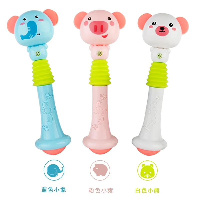 21cm 1pcs Toddler Toys Baby Rattles Mobile BB Bar BiBi Stick Soft Plastic Toys Crib Bed Animal Elephant Pig Bear Sounding Doll
21cm 1pcs Toddler Toys Baby Rattles Mobile BB Bar BiBi Stick Soft Plastic Toys Crib Bed Animal Elephant Pig Bear Sounding Doll
