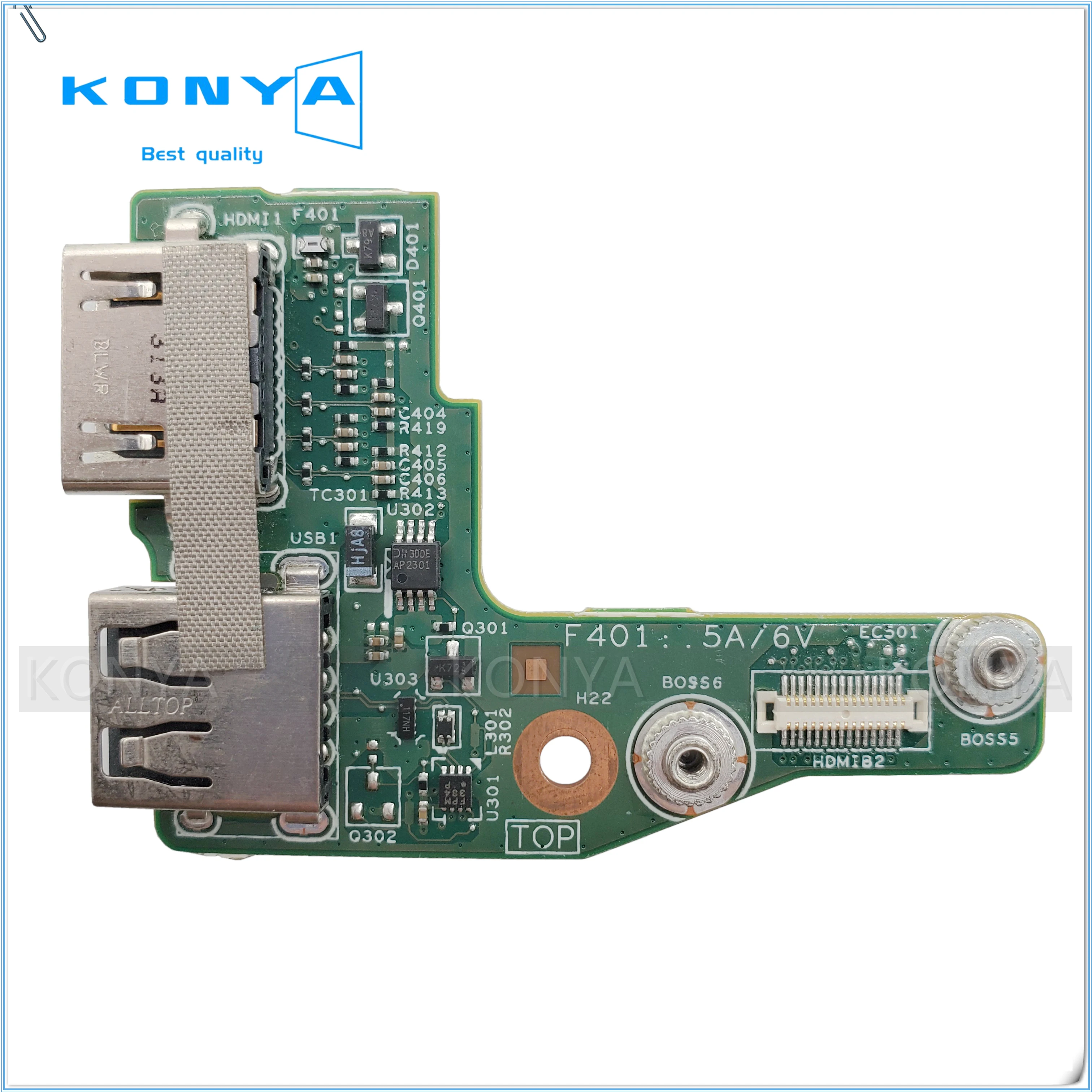 New Original For Dell Latitude 3330 13.3" laptop USB Board HDMI Board VVF72 12841-1
New Original For Dell Latitude 3330 13.3" laptop USB Board HDMI Board VVF72 12841-1