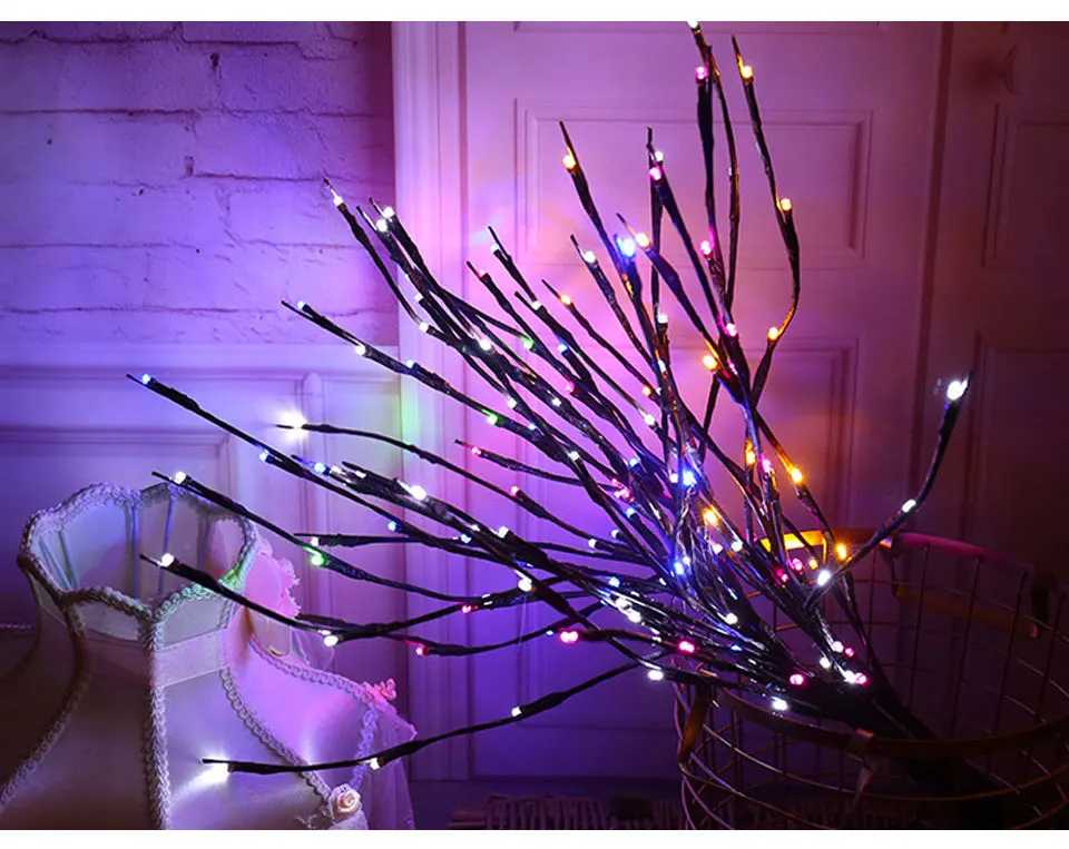20 LEDs Table Decor Twig Lights 5 Colors (8)