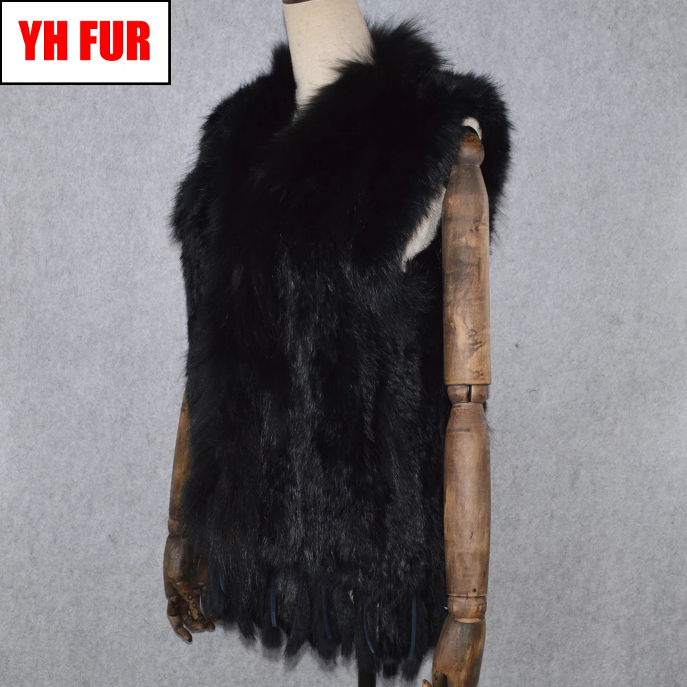 2019 New Brand Party Women Real Rabbit Fur Vest Knitted Tassels Real Genuine Rabbit Fur Gilet Real Raccoon Fur Collar Waistcoats
2019 New Brand Party Women Real Rabbit Fur Vest Knitted Tassels Real Genuine Rabbit Fur Gilet Real Raccoon Fur Collar Waistcoats