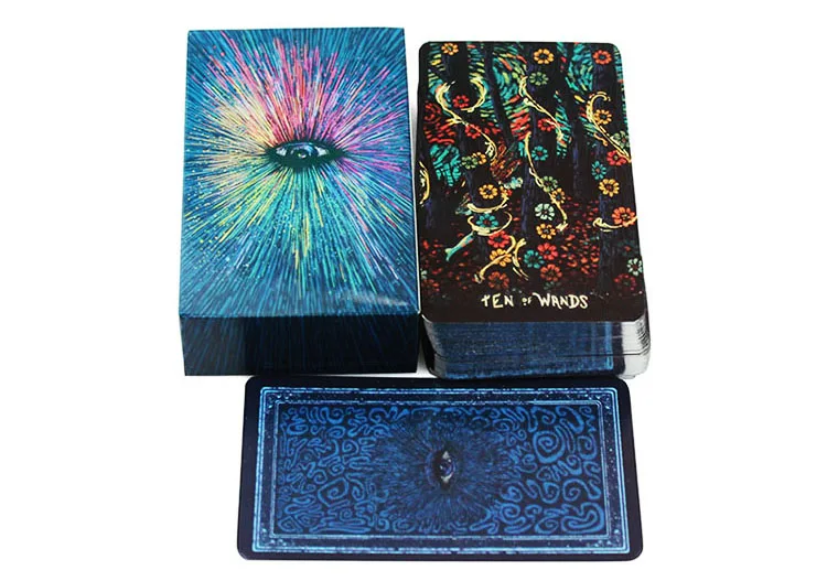 Divination Pro English DIY silver plating Prisma Visions Tarot board game tarot cards deck 78+1Pcs
Divination Pro English DIY silver plating Prisma Visions Tarot board game tarot cards deck 78+1Pcs