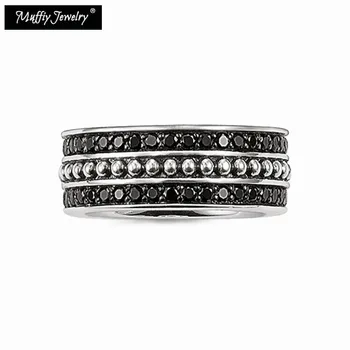 Black Rows Eternity Ring,Europe Style Muffiy Rebel Good Jewerly For Women,2017 Gift In 925 Sterling Silver,Super Deals
Black Rows Eternity Ring,Europe Style Muffiy Rebel Good Jewerly For Women,2017 Gift In 925 Sterling Silver,Super Deals
