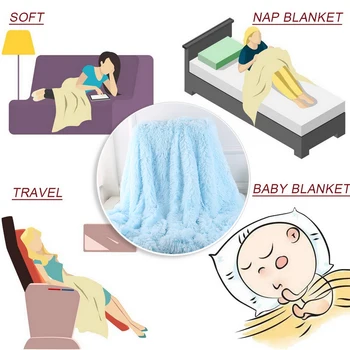Solid Color Shaggy Blanket Super Soft Plush Reversible Baby Blankets Warm Washable Microfiber Adult Bed Couch Blanket 130x160cm
Solid Color Shaggy Blanket Super Soft Plush Reversible Baby Blankets Warm Washable Microfiber Adult Bed Couch Blanket 130x160cm