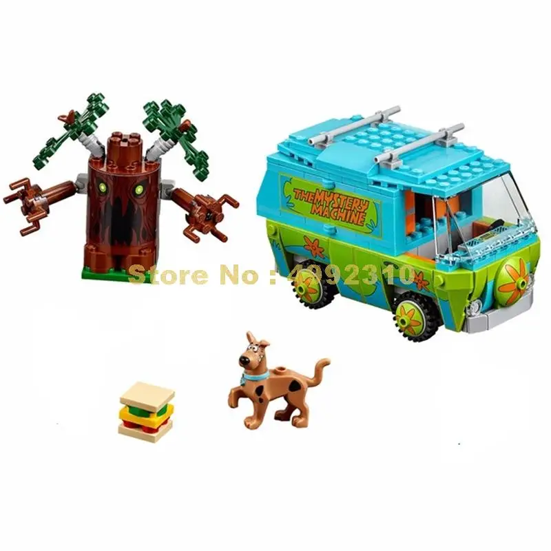 10430 305pcs mystery machine scooby doo dog shaggy fred zombie 3 figures 75902 building block Bricks Toy