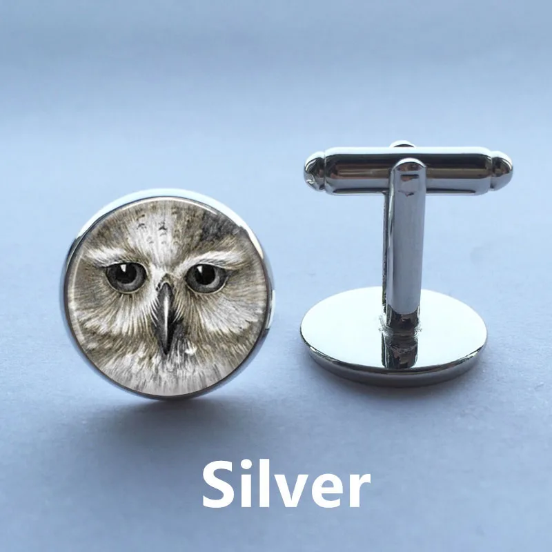 Owl Jewelry Cufflinks Owl Glass Pendant Owl Cufflinks Silver Plated Business Cufflinks Birthday Gift for Men
Owl Jewelry Cufflinks Owl Glass Pendant Owl Cufflinks Silver Plated Business Cufflinks Birthday Gift for Men