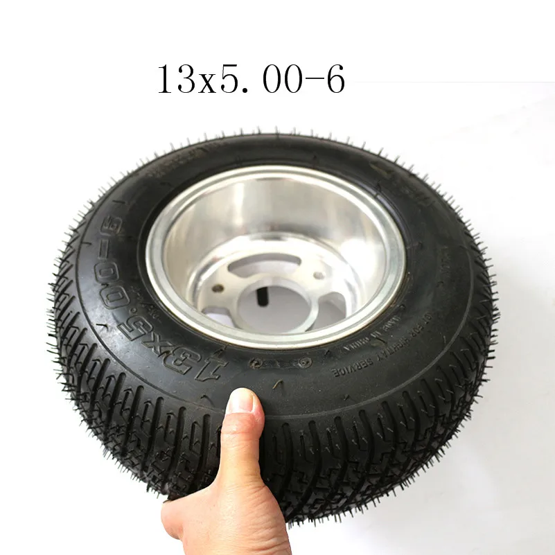 Small 13x5.00-6 Kart Four-Wheeled ATV Modified 6-Inch Tires 13X5.00-6 Inch Off-Road Tire Wheel Motorcycle Wheel Rim With Tube
Small 13x5.00-6 Kart Four-Wheeled ATV Modified 6-Inch Tires 13X5.00-6 Inch Off-Road Tire Wheel Motorcycle Wheel Rim With Tube