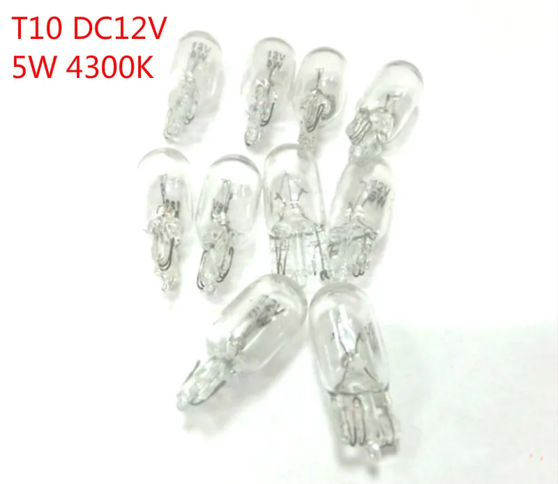 10pcs T10 Halogen W5W 194 / 501 4300K 5W Halogen Bulb Signal Interior Car light Lamp car styling car light source, parking
10pcs T10 Halogen W5W 194 / 501 4300K 5W Halogen Bulb Signal Interior Car light Lamp car styling car light source, parking