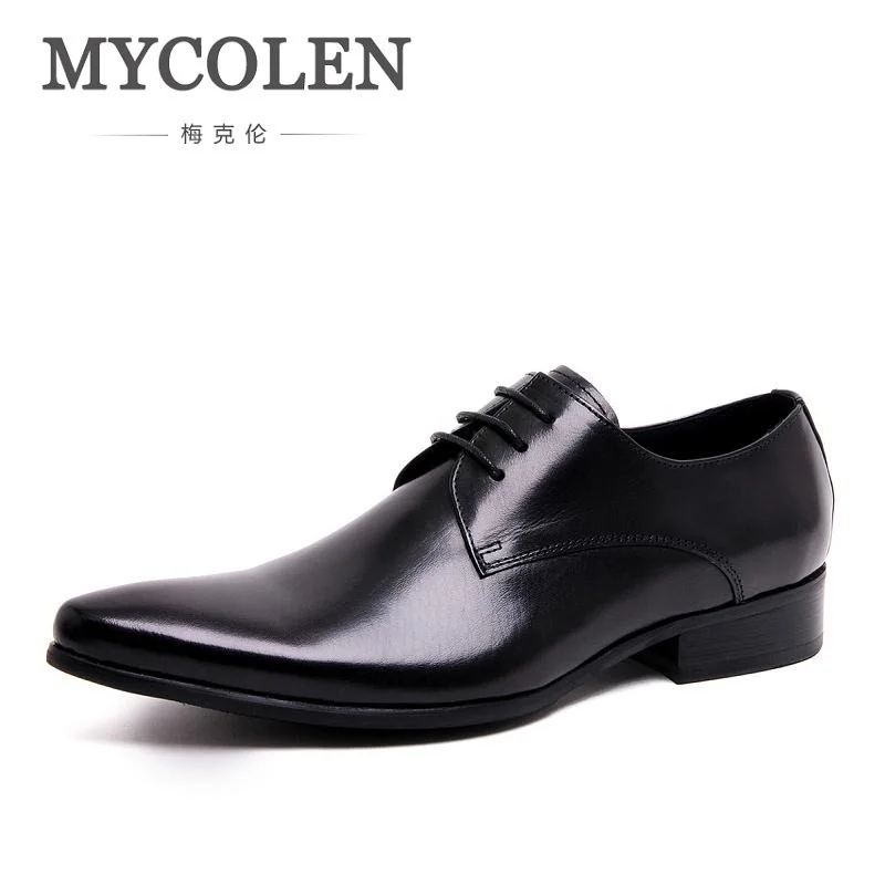 MYCOLEN Italian Style Mens Formal Shoes Brand Genuine Leather Comfortable Wedding Shoes Male High Quality Black Men Flats
MYCOLEN Italian Style Mens Formal Shoes Brand Genuine Leather Comfortable Wedding Shoes Male High Quality Black Men Flats