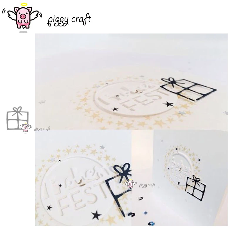 Piggy Craft metal cutting dies cut die mold Gift box decoration Scrapbook paper craft knife mould blade punch stencils dies
Piggy Craft metal cutting dies cut die mold Gift box decoration Scrapbook paper craft knife mould blade punch stencils dies