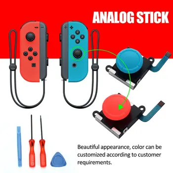 2Pcs 3D L R Joystick Analog Rocker Stick for Nintendo Switch Controller NS Joycon Game Accessories Module Repair Tool for JoyCon
2Pcs 3D L R Joystick Analog Rocker Stick for Nintendo Switch Controller NS Joycon Game Accessories Module Repair Tool for JoyCon