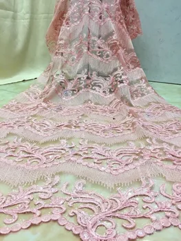 fashionable tulle embroidery french net lace fabric Model S-9101 with sequins for party dress
fashionable tulle embroidery french net lace fabric Model S-9101 with sequins for party dress