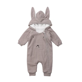 Toddler Kids Baby Boys Girl 3D Rabbit Ear Romper Jumpsuit Clothes Girls Winter Warm Hooded Cotton Rompers Overalls Clothes Tops
Toddler Kids Baby Boys Girl 3D Rabbit Ear Romper Jumpsuit Clothes Girls Winter Warm Hooded Cotton Rompers Overalls Clothes Tops