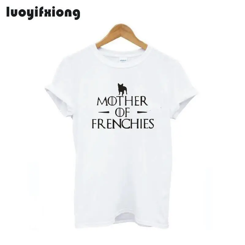 Luoyifxiong Mother of Frenchies Letter Print Tshirt Women Tops French Bulldog Tee Shirt Femme Short Sleeve Casual Funny T Shirts
Luoyifxiong Mother of Frenchies Letter Print Tshirt Women Tops French Bulldog Tee Shirt Femme Short Sleeve Casual Funny T Shirts