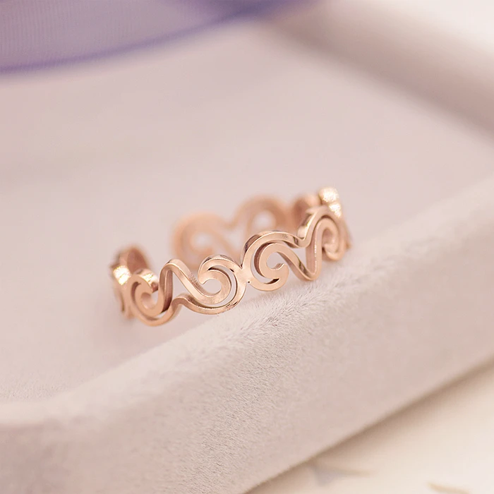 YUN RUO Rose Gold Silver Ring Adjust Lambs Design for Woman Girl Gift Jewelry 316 L Stainless Steel Ring Top Quality Never Fade
YUN RUO Rose Gold Silver Ring Adjust Lambs Design for Woman Girl Gift Jewelry 316 L Stainless Steel Ring Top Quality Never Fade