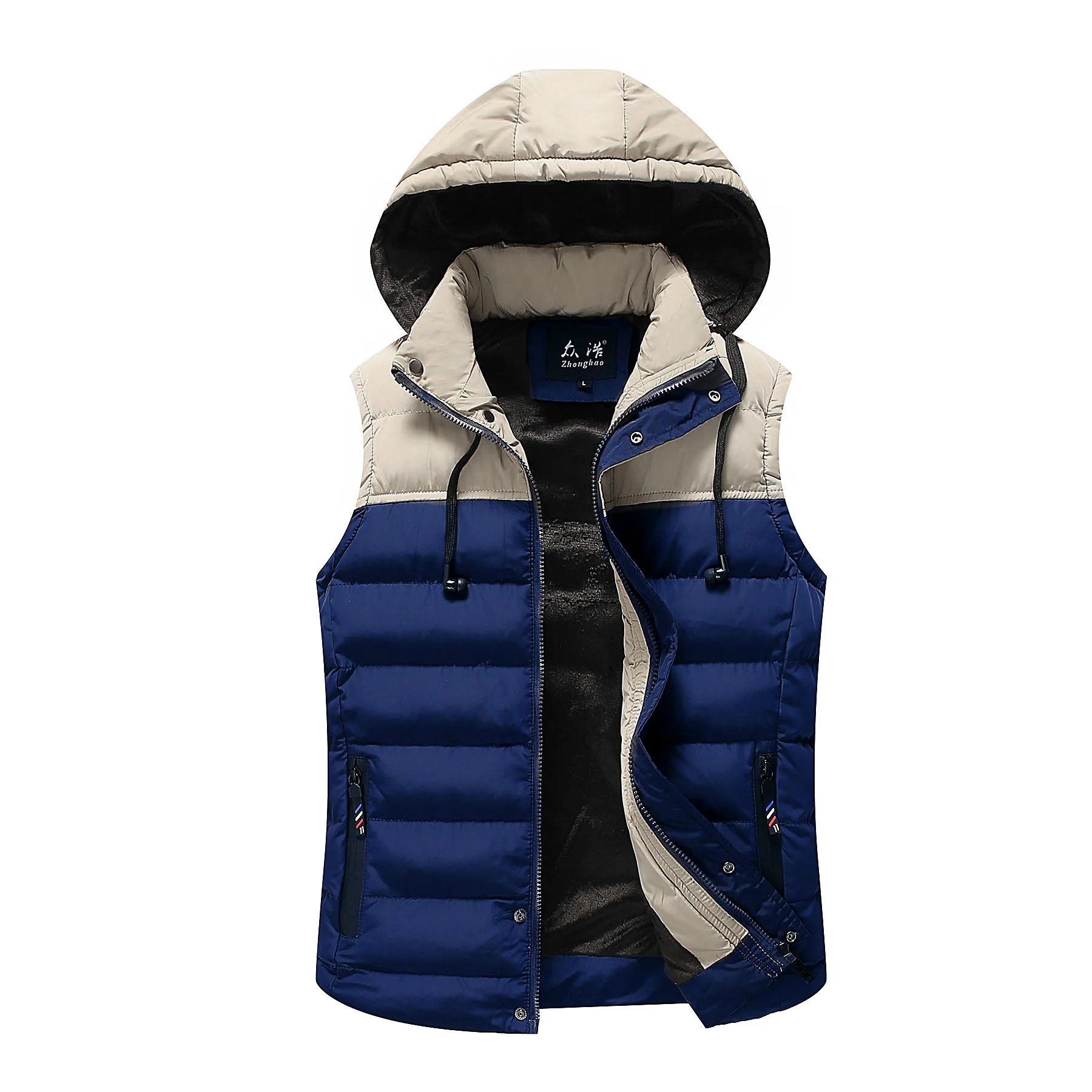 Fashion Men 'S Hooded Vest Jacket Winter Cotton Thick Waistcoat Autumn And Winter New Style down Vest Men's Thick Warm Vest L wa
Fashion Men 'S Hooded Vest Jacket Winter Cotton Thick Waistcoat Autumn And Winter New Style down Vest Men's Thick Warm Vest L wa