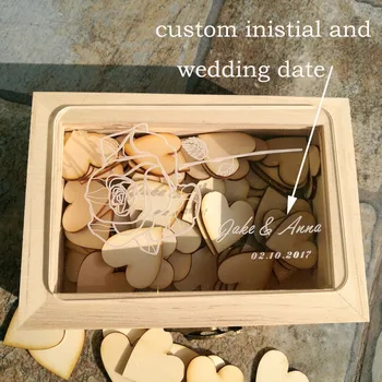 Personalized Acrylic Wedding Guest Book Bridal Shower 100pcs Love Hearts Custom Wooden Rectangle Keepsake Box
Personalized Acrylic Wedding Guest Book Bridal Shower 100pcs Love Hearts Custom Wooden Rectangle Keepsake Box