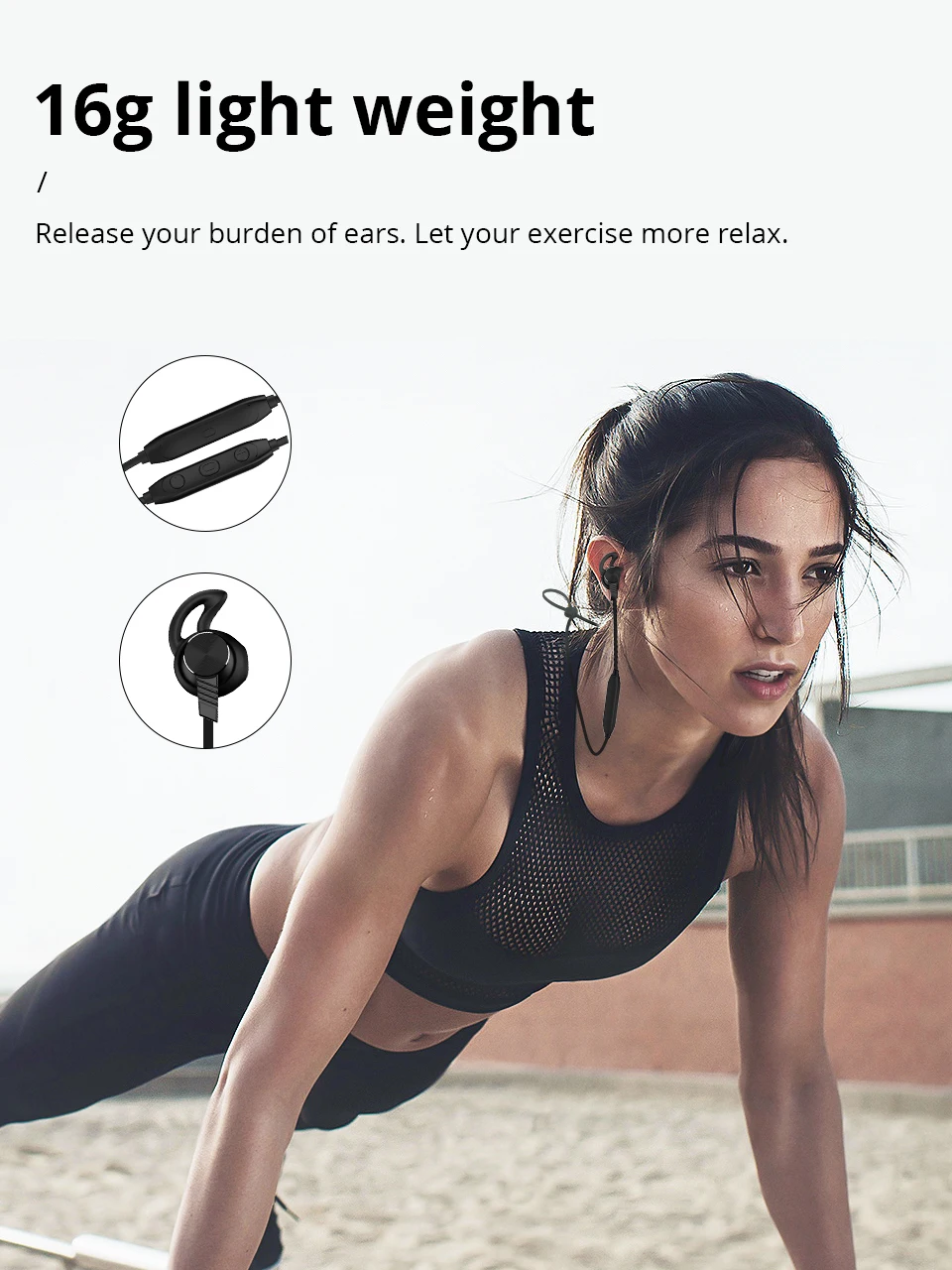 Bluetooth 4.1 Metal Stereo Earphones with HD Mic Bluetooth 4.1 Metal Stereo Earphones with HD Mic