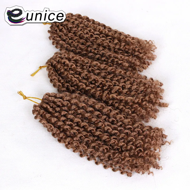 Synthetic Ombre Braiding Hair Mali bob Kinky Curly Crochet Hair (27)