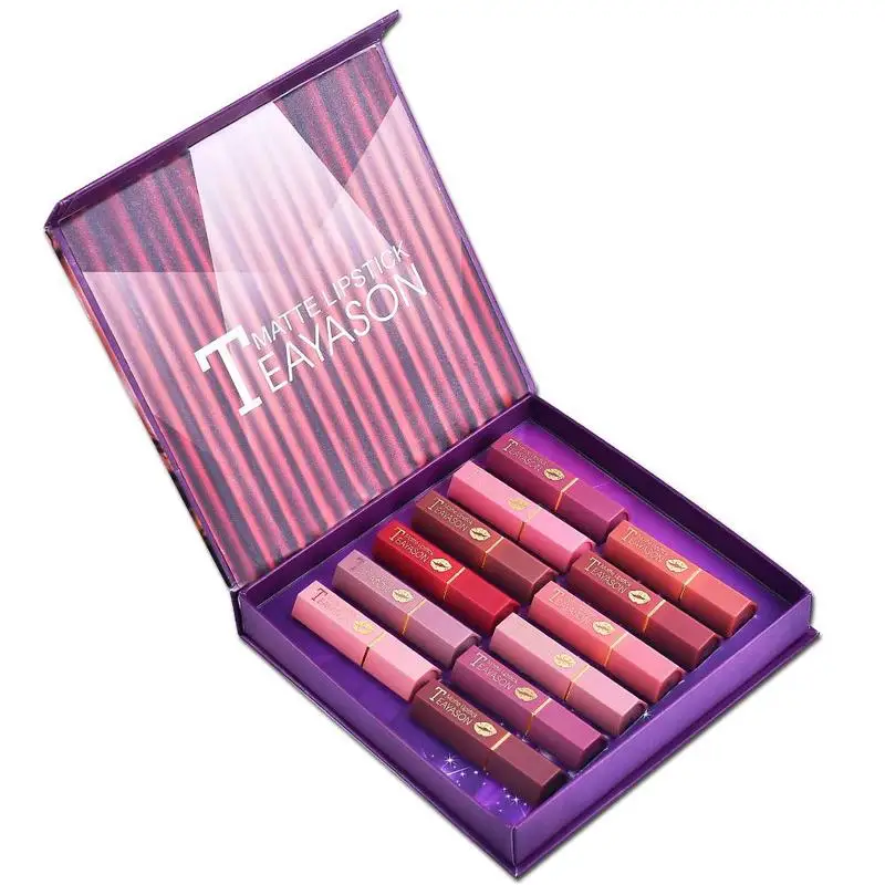 12pcs Waterproof Long Lasting Lipstick Matte Lipstick For Lips Makeup Velvet Red Tint Lipstick
12pcs Waterproof Long Lasting Lipstick Matte Lipstick For Lips Makeup Velvet Red Tint Lipstick