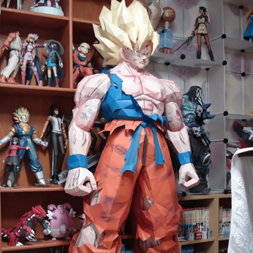 Tronzo 175cm 1/1 Large Dragon Ball Action Figure Paper Model Goku Super Saiyan DBZ Collection Building Model Figurals
Tronzo 175cm 1/1 Large Dragon Ball Action Figure Paper Model Goku Super Saiyan DBZ Collection Building Model Figurals