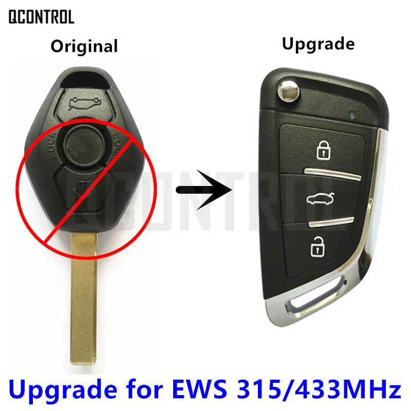 QCONTROL Modified Remote Key for BMW 1/3/5/7 Series X3 X5 Z3 Z4 Door Lock Transmitter EWS System 315MHz/433MHz
QCONTROL Modified Remote Key for BMW 1/3/5/7 Series X3 X5 Z3 Z4 Door Lock Transmitter EWS System 315MHz/433MHz