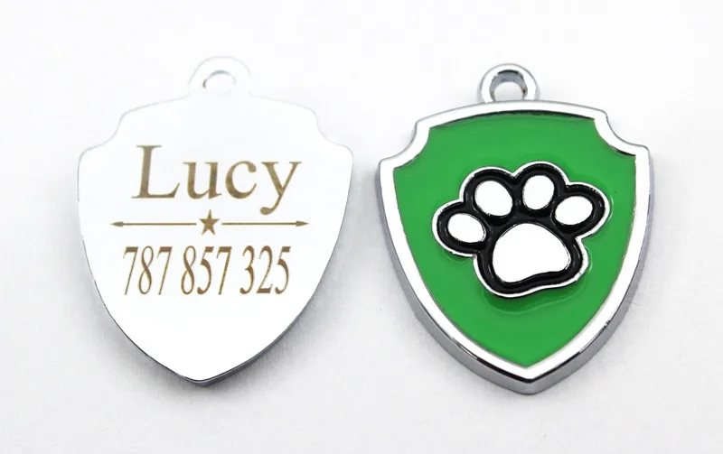 Pet ID Card Tag Alloy Dog Paw Print ID Tags Engraving Dog ID Tag Collar For Pet Dog Puppy Walking Pendants
Pet ID Card Tag Alloy Dog Paw Print ID Tags Engraving Dog ID Tag Collar For Pet Dog Puppy Walking Pendants