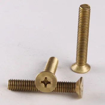Brass Crosshead Screw/Flat Screw/Countersunk Head Screws / Bolts M4*6-4*30 GB819 
Brass Crosshead Screw/Flat Screw/Countersunk Head Screws / Bolts M4*6-4*30 GB819