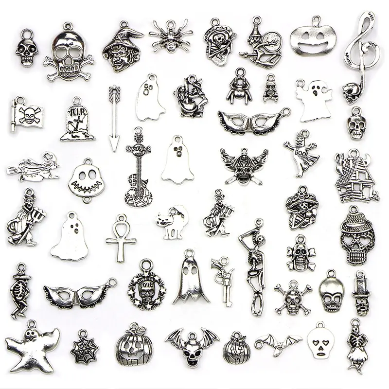 10/20/30/50pcs DIY Charms Handmade Charm Pendants Jewelry Mixed Christmas Halloween Antique Silver European Bracelets Making
10/20/30/50pcs DIY Charms Handmade Charm Pendants Jewelry Mixed Christmas Halloween Antique Silver European Bracelets Making