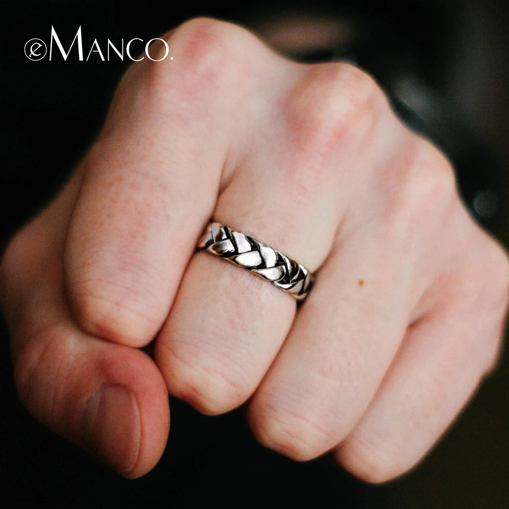 e-Manco 925 Sterling Silver Rings Wholesale Punk Rope Rings Wedding&Engagement Jewelry New Arrival Best Gifts
e-Manco 925 Sterling Silver Rings Wholesale Punk Rope Rings Wedding&Engagement Jewelry New Arrival Best Gifts