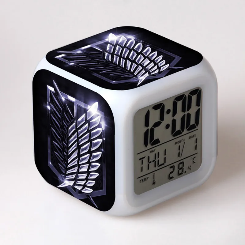 Japan Manga Attack On Titan Figma LED Alarm Clock Colorful Changing Touch Light Attack Amine Figure Toys
Japan Manga Attack On Titan Figma LED Alarm Clock Colorful Changing Touch Light Attack Amine Figure Toys