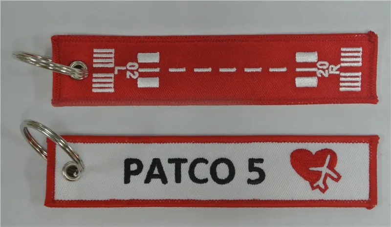 Patco 5 02L 02R Key Chain Aviation Motorcycle Bike