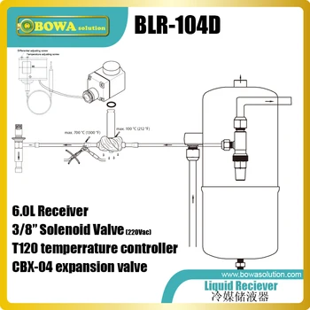 6L Injection kit should be installed when a compressor runs either with low suction pressure or with high condensing temperature
6L Injection kit should be installed when a compressor runs either with low suction pressure or with high condensing temperature
