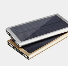 Large capacity 50000mAh Solar power bank powerbank portable usb charger 18650 cell for iPhone ipad Samsung