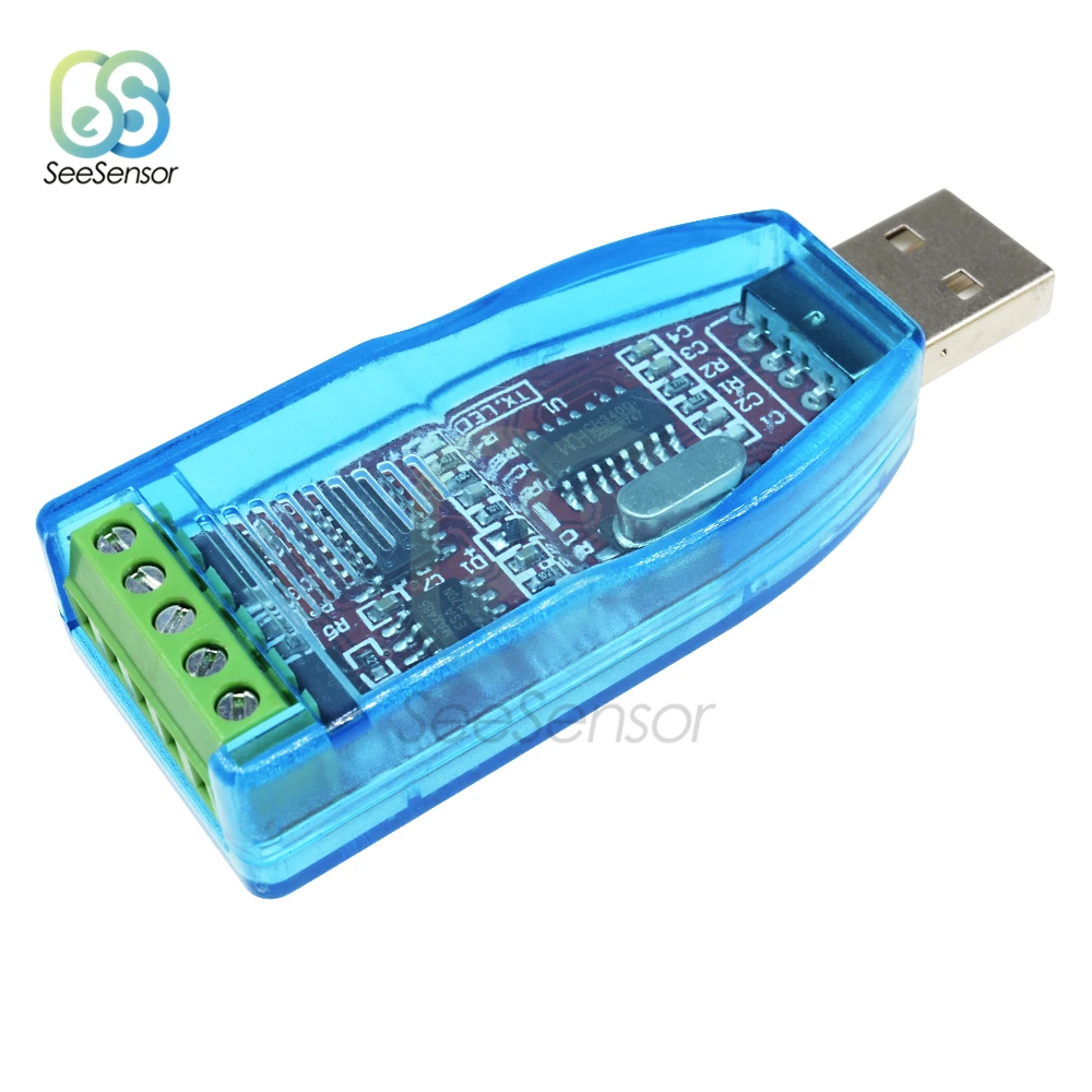 Промышленный преобразователь USB в RS485 адаптер с защитой от обновления совместим