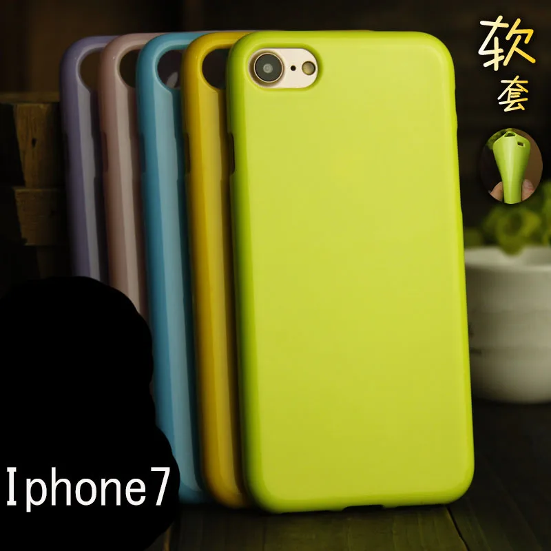 FOR apple iphone 7 soft cover case 4.7 inch solid Color silicon TPU anti-knock case
FOR apple iphone 7 soft cover case 4.7 inch solid Color silicon TPU anti-knock case