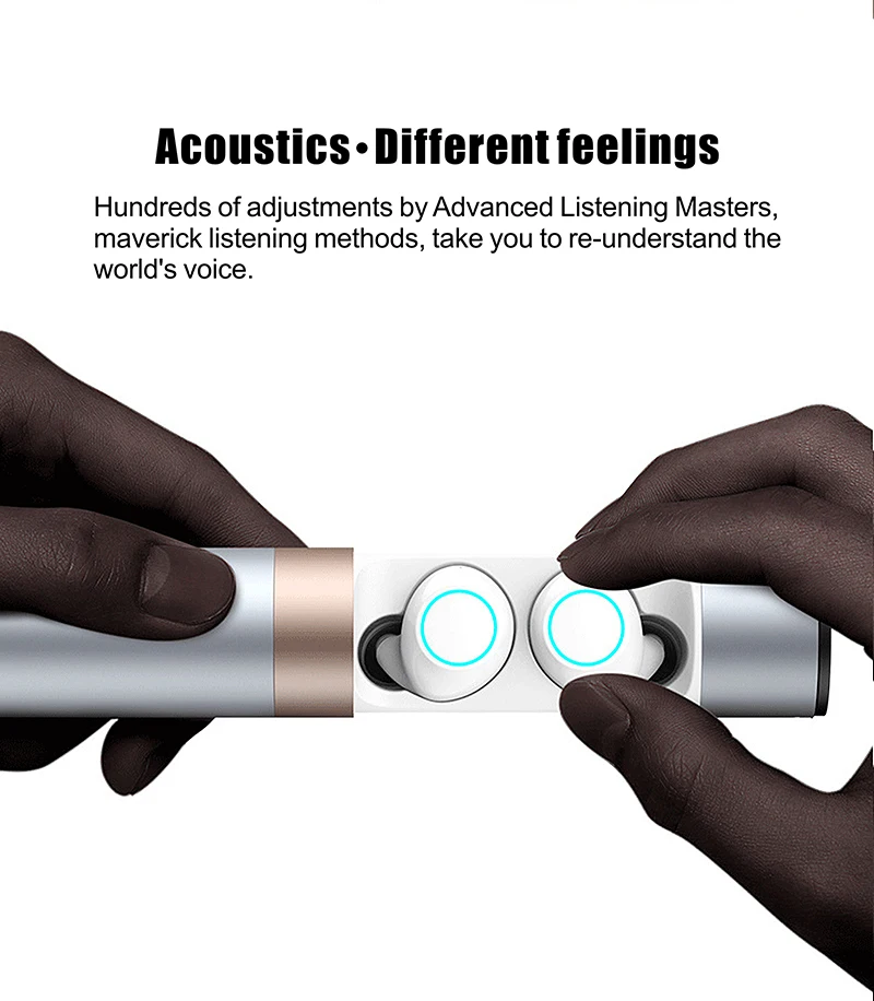 J1 tws 5.0 true wireless mini earbuds with mic 5