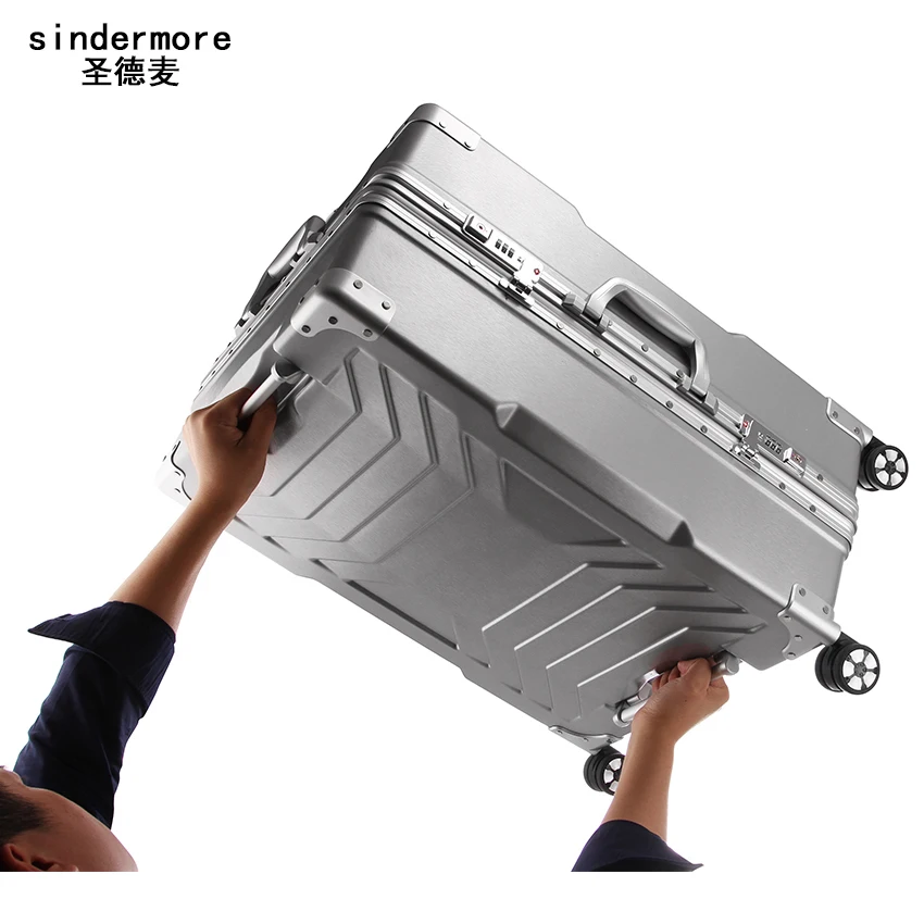 

NEW 20" 24" 29" Aluminum frame PC rolling hardside luggage suitcase travel trolley case cabin suitcases for girls women men