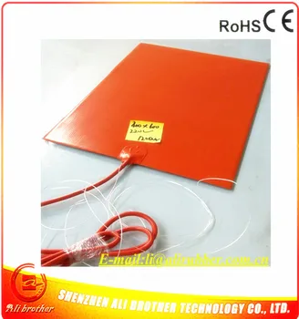 400*600*1.5mm Heating Mat for 3D Printer Flexible Silicone Rubber Heater 220v 1200W adhesive 1side 100k thermistor 2000mm lead
400*600*1.5mm Heating Mat for 3D Printer Flexible Silicone Rubber Heater 220v 1200W adhesive 1side 100k thermistor 2000mm lead