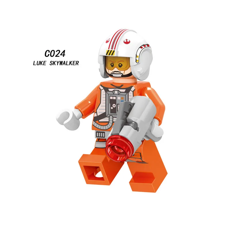 Single Sale Super Heroes Star Wars Luke skywalker 024 Model Building Blocks Figure Brick Toy kids gift Compatible Legoed Ninjaed
Single Sale Super Heroes Star Wars Luke skywalker 024 Model Building Blocks Figure Brick Toy kids gift Compatible Legoed Ninjaed