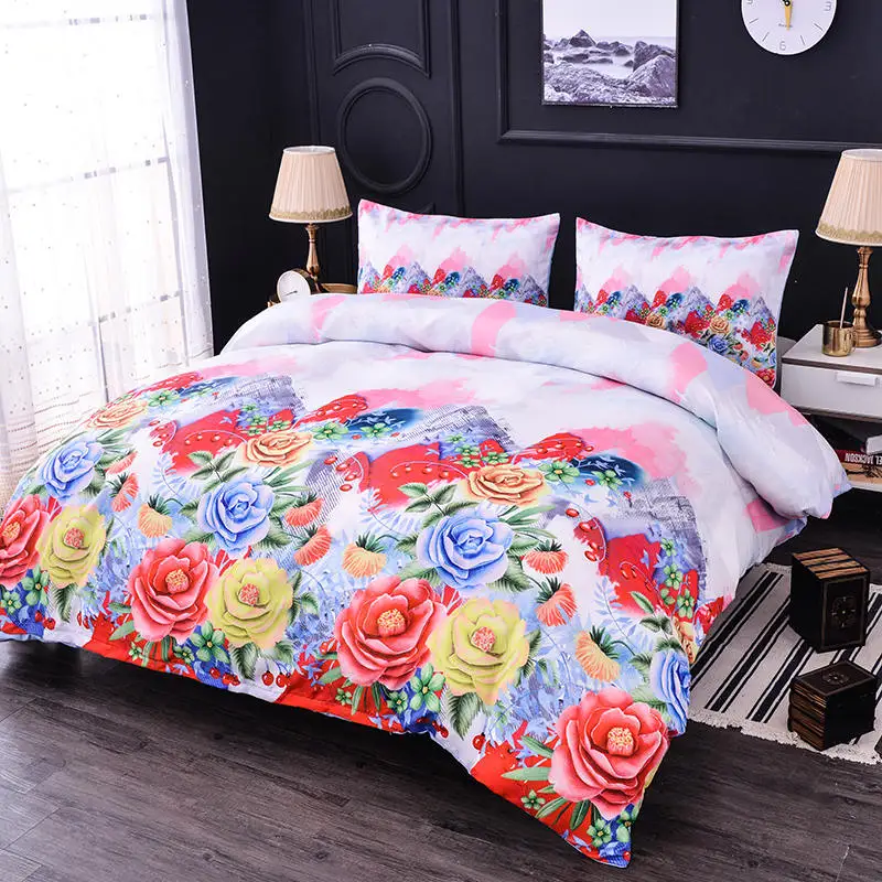 ZEIMON New Design Splice Bedding Set Soft Duvet Cover Pillowcase Flowers 3D Printing Luxury Home Textiles Queen Size For Room
ZEIMON New Design Splice Bedding Set Soft Duvet Cover Pillowcase Flowers 3D Printing Luxury Home Textiles Queen Size For Room