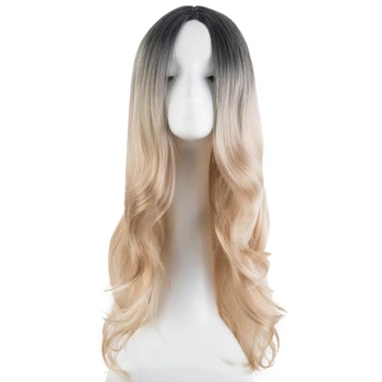 Ombre Wig Fei-Show Synthetic Heat Resistant Fiber Long Wavy Golden Black Hair Costume Cartoon Cos-play Party Salon Hairpieces
Ombre Wig Fei-Show Synthetic Heat Resistant Fiber Long Wavy Golden Black Hair Costume Cartoon Cos-play Party Salon Hairpieces