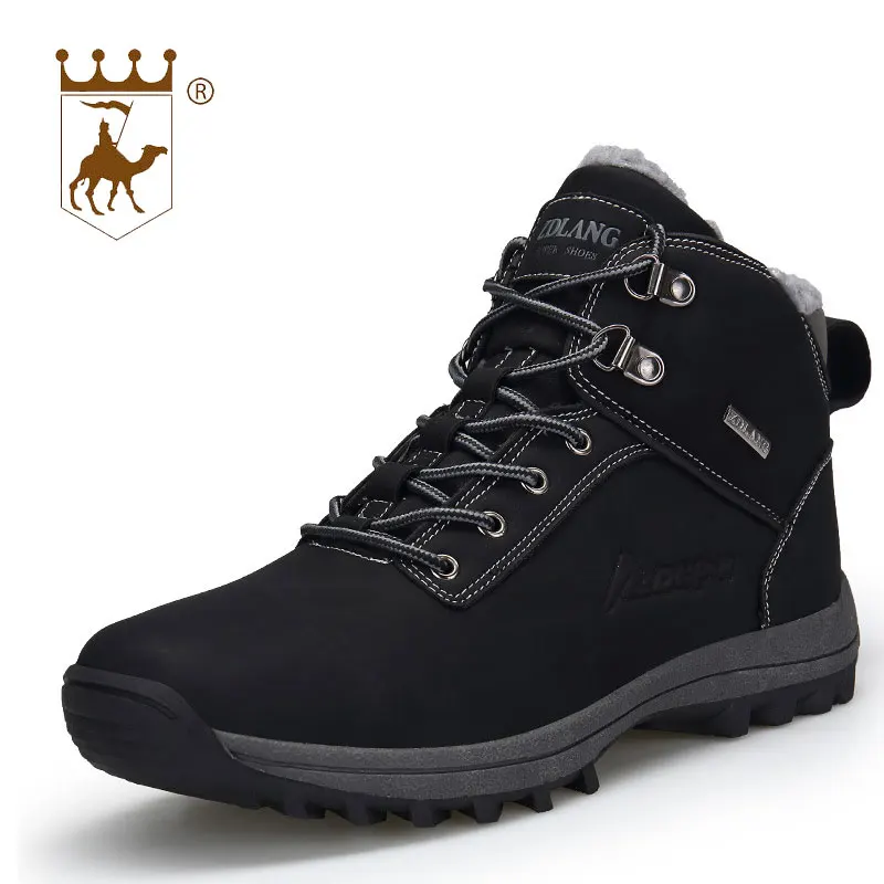 BACKCAMEL High Warm Cotton Men's Winter Boots Non-slip Wear-resistant Snow Shoes Lace Work Safety Boots for Men Large Size 39-47
BACKCAMEL High Warm Cotton Men's Winter Boots Non-slip Wear-resistant Snow Shoes Lace Work Safety Boots for Men Large Size 39-47