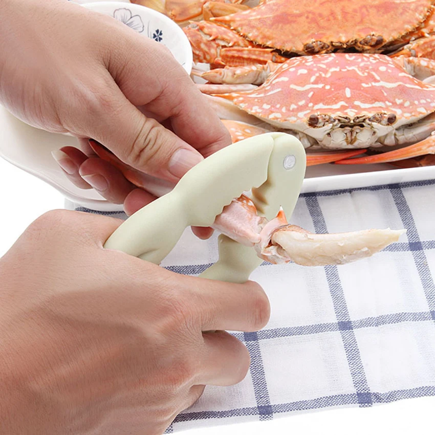 

Kitchen Gadgets PP Handle Scissors Lobster Crab Cracker Crab Claws Sheller Walnut Nut Clip Sea Food Tool Crab Clamp Peeler