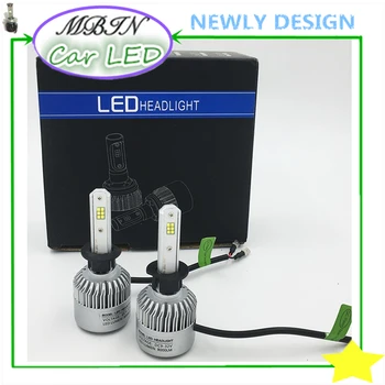 MBIN S2 CSP Chips Super bright vehicle LED Headlight H1 12V 2X40W 6000k 8000LM for car modified lovers plug and play kits
MBIN S2 CSP Chips Super bright vehicle LED Headlight H1 12V 2X40W 6000k 8000LM for car modified lovers plug and play kits