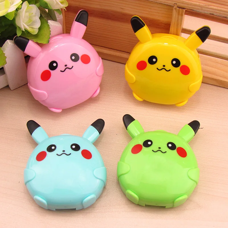 LIUSVENTINA Portable Cute Pocket Monster Pikachu Contact Lens Case with Mirror for Color Lenses Gift for Children
LIUSVENTINA Portable Cute Pocket Monster Pikachu Contact Lens Case with Mirror for Color Lenses Gift for Children