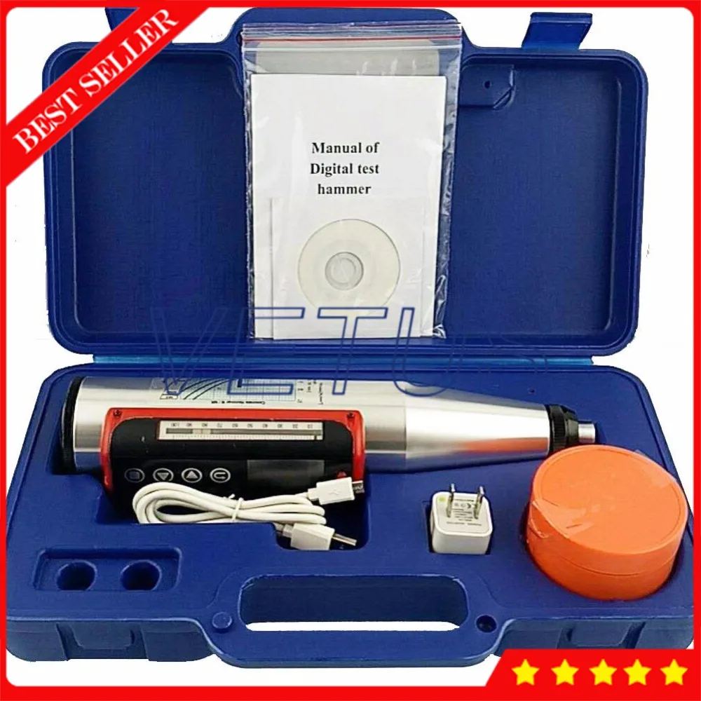 HT-225Q Integrated Wireless Digital Concrete Rebound Test Hammer with USB Interface NDT Test Real-Time Clock Calendar Function
HT-225Q Integrated Wireless Digital Concrete Rebound Test Hammer with USB Interface NDT Test Real-Time Clock Calendar Function