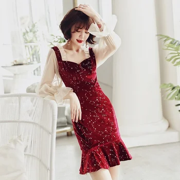 2019 Wedding Party Dress Gown Short Graduation Prom Dresses Quinceanera Robe Banquet Vestido Sister Red Bridesmaid Dress TS1018
2019 Wedding Party Dress Gown Short Graduation Prom Dresses Quinceanera Robe Banquet Vestido Sister Red Bridesmaid Dress TS1018